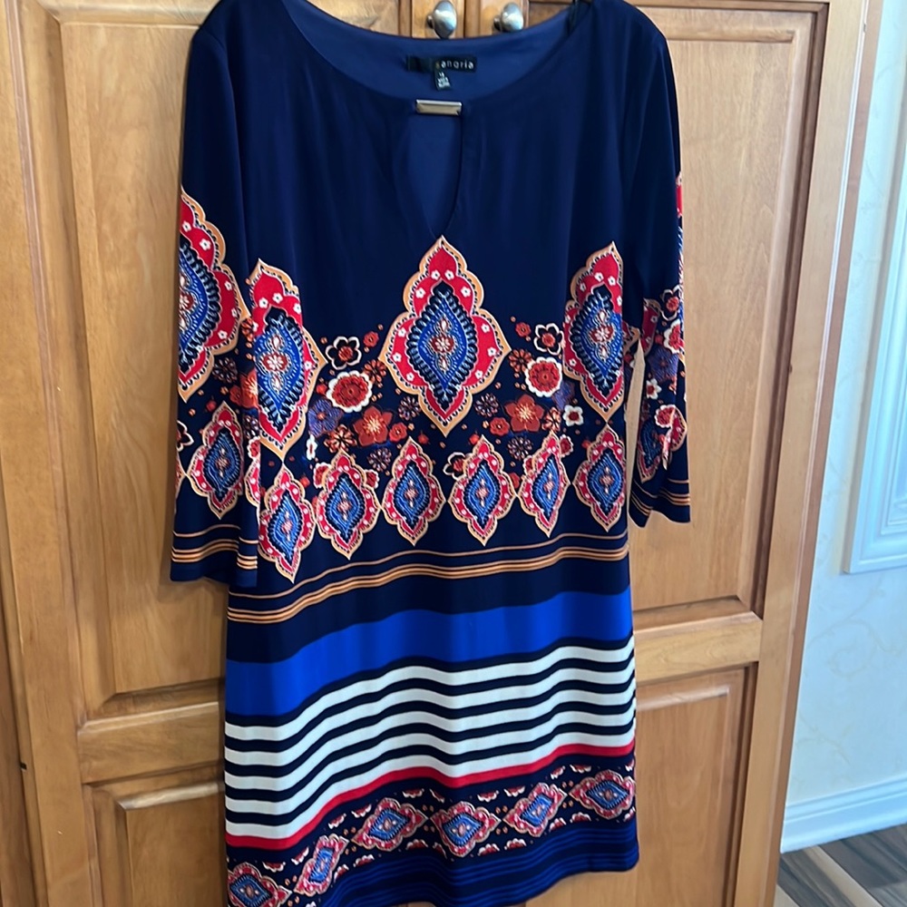 Sangria fully lined shift dress